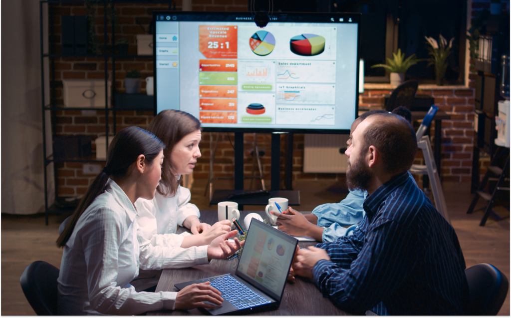 Illustration explaining what a business ad platform is and how companies use it to manage and run digital advertising campaigns